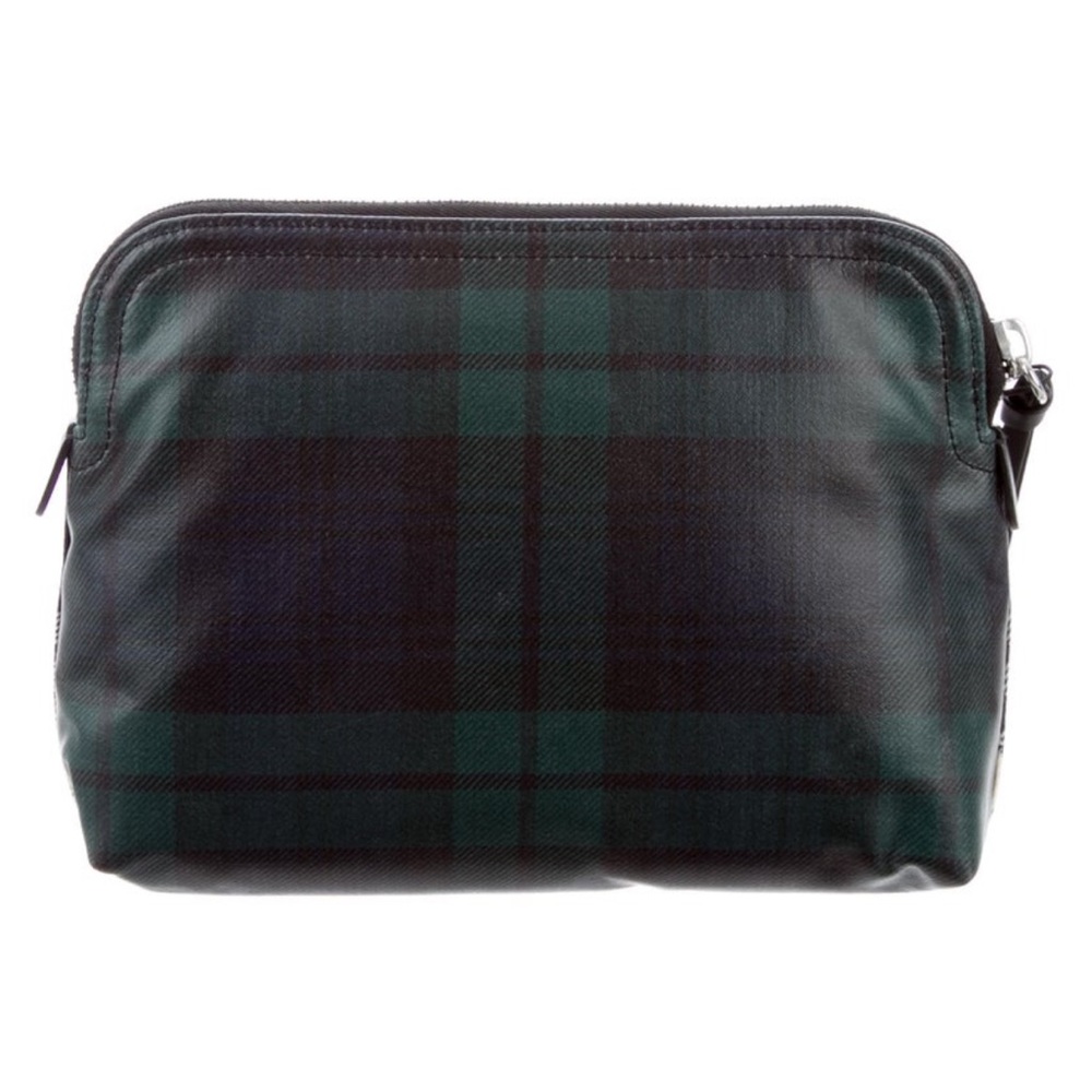 Burberry Large Tartan Patchwork Pouch - image 2